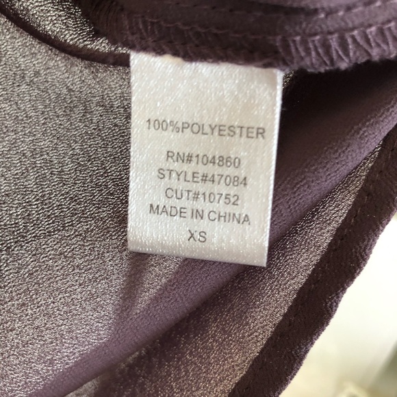 Chloe K Top Blouse Purple - Picture 5 of 5